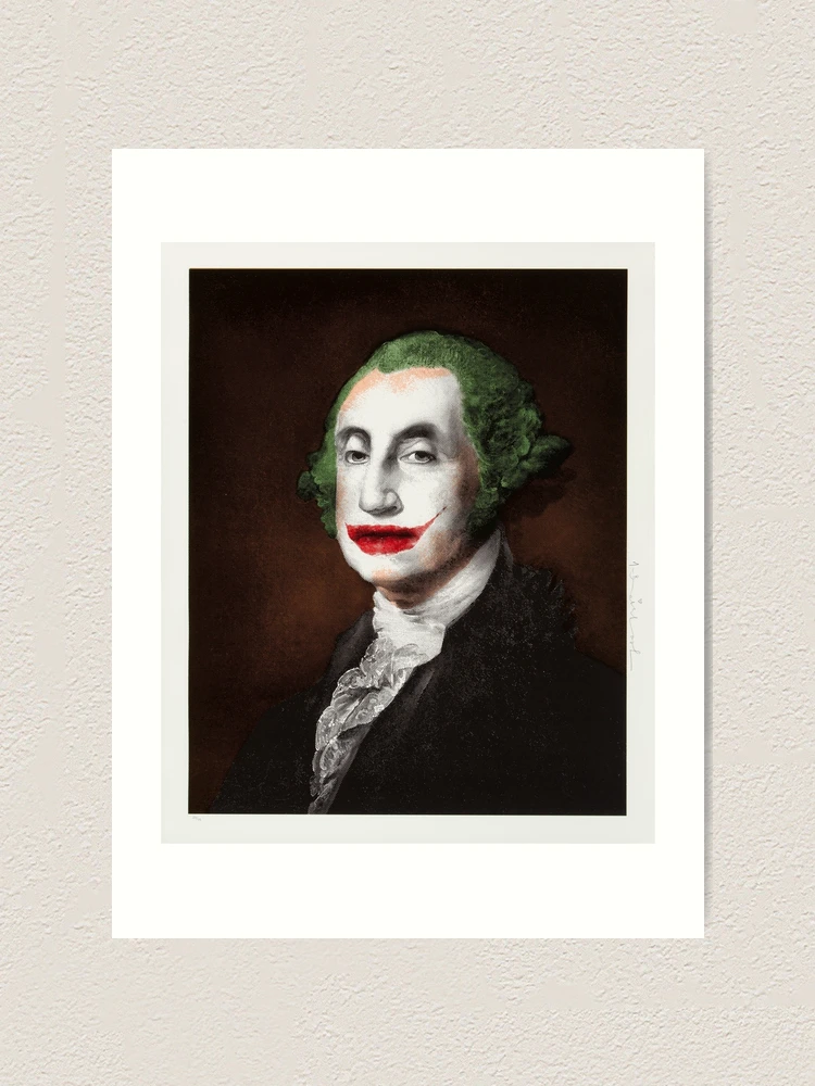 Best Actor Winner - George Washington Clown Pop Art Banksy