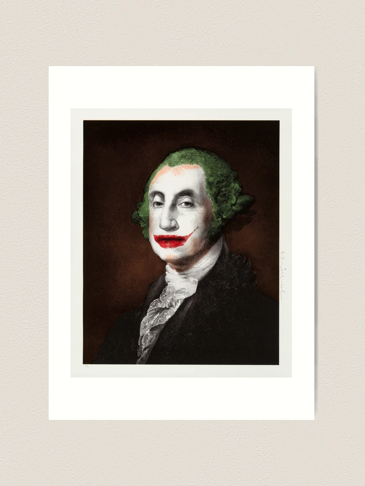 Best Actor Winner - George Washington Clown Pop Art Banksy