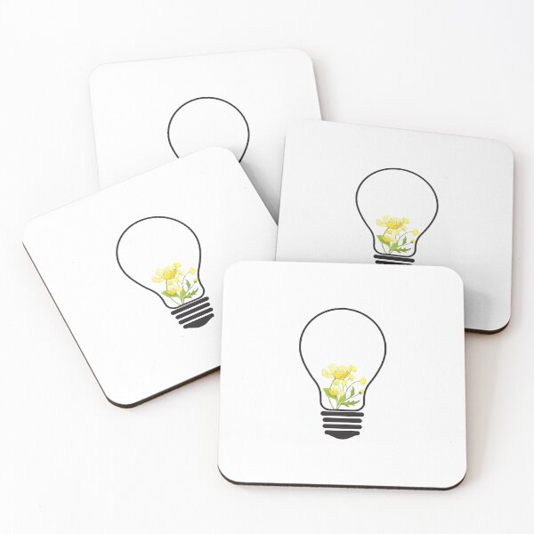 Item preview, Light Bulb With Yellow Flowers designed and sold by TrueWorth.