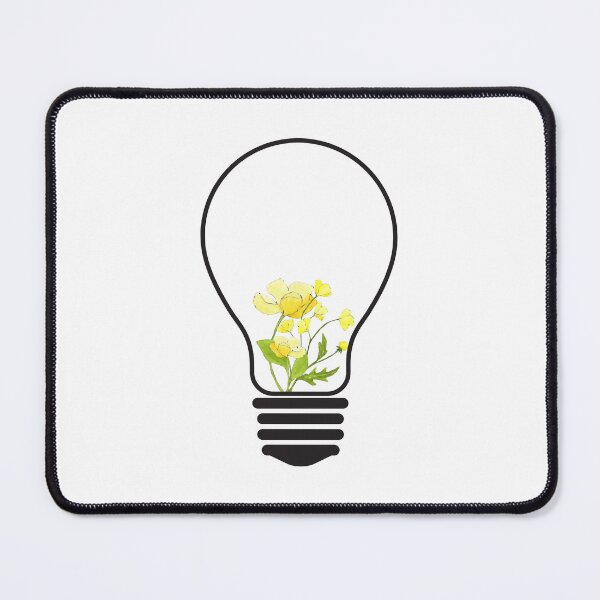 Item preview, Light Bulb With Yellow Flowers designed and sold by TrueWorth.