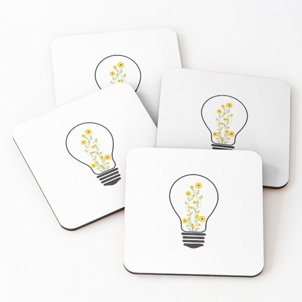 Item preview, Light Bulb With Yellow Flowers designed and sold by TrueWorth.