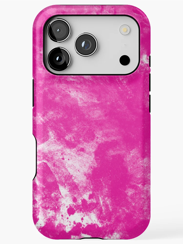 Aperçu 1 sur 4. Coque iPhone avec l'œuvre Solid Color Abstract Pantone® Rouge Rhodamine C créée et vendue par Single Color Studio.