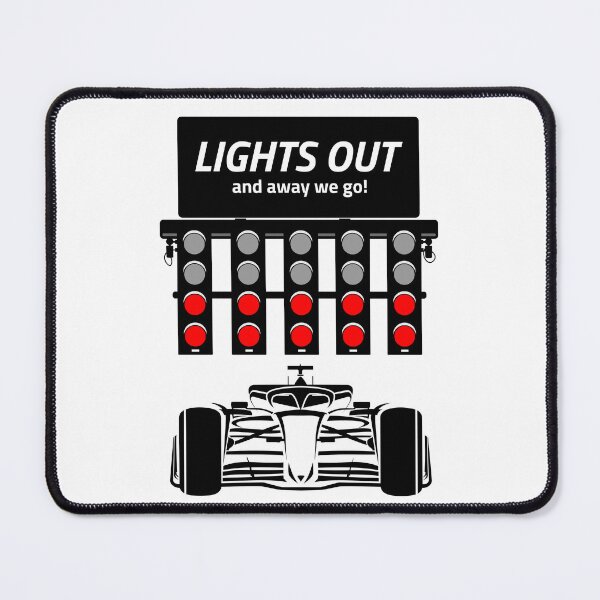 Item preview, Formula 1 Racing | F1 cars | "Lights Out and Away We Go!" designed and sold by RAAdventure.