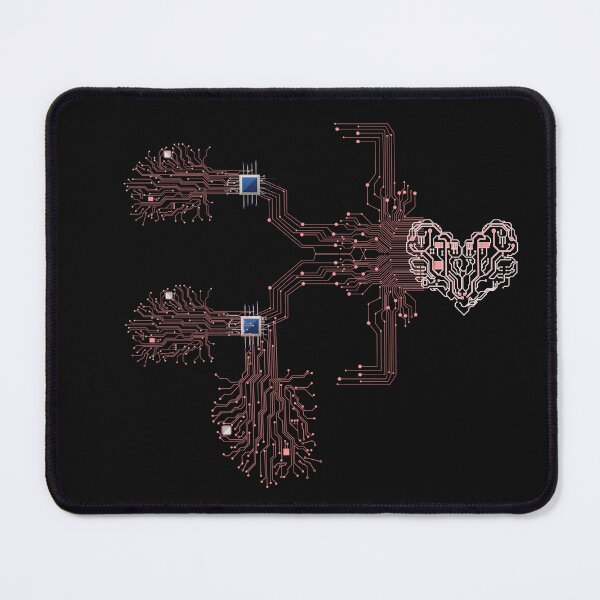 Artikelvorschau, Geek-Design mit Platine und Herz. Ingenieurskleidung. entworfen und verkauft von GEM STYLE.