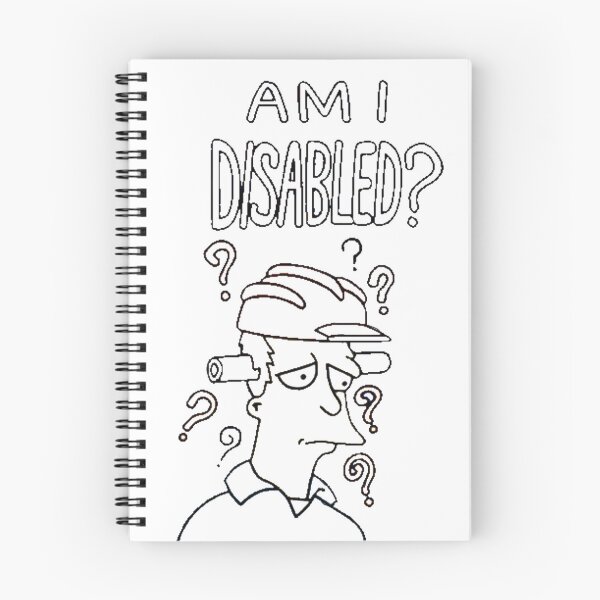 Item preview, Am I Disabled Simpsons Themed Design designed and sold by skimmedlogos.