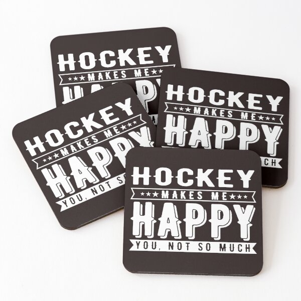 Item preview, Hockey Makes Me Happy, Funny Hockey, Hockey Love designed and sold by Aerial Addicts.