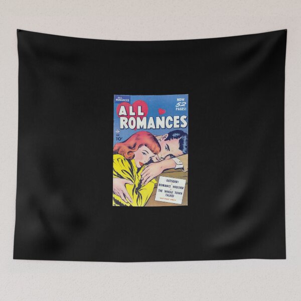 Item preview, All Romances Vintage Comic Book Cover Sticker designed and sold by lelaalicesr.
