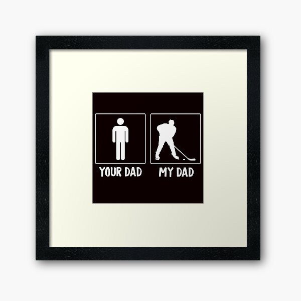 Item preview, Mon père de hockey, hockey drôle, amour du hockey designed and sold by Aerial Addicts.