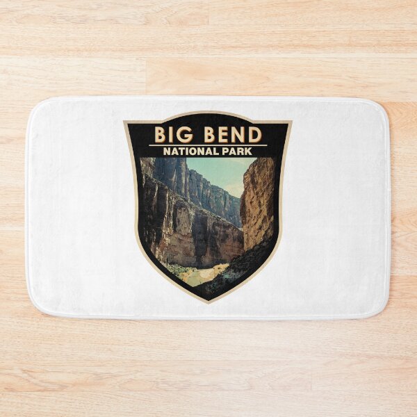 Item preview, Big Bend National Park Texas Watercolor Badge designed and sold by KrisSidDesigns.