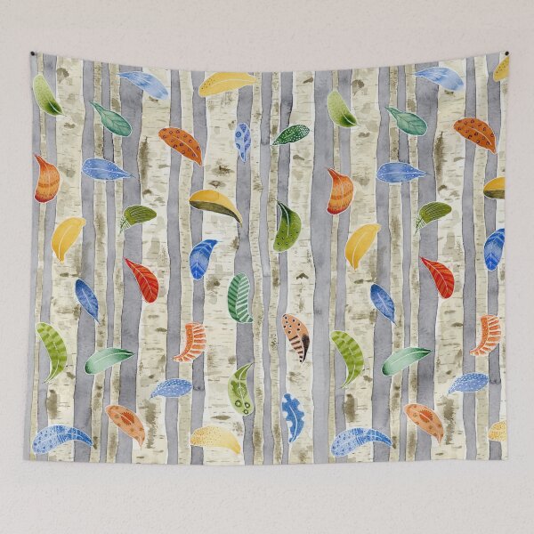 Item preview, Delicate Falling feathers in a forest designed and sold by LizzyLimeEye.