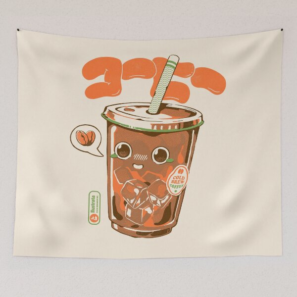 Item preview, Cute Cold Brew Coffee  designed and sold by Ilustrata®.
