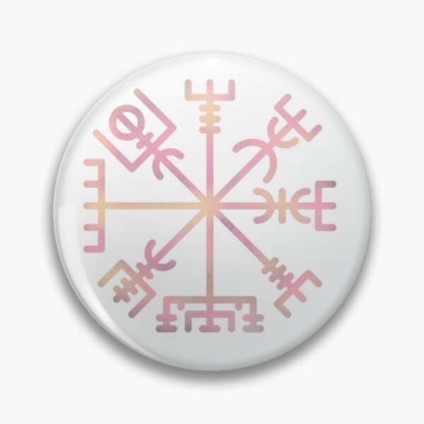 Item preview, Pink and Yellow Vegvisir designed and sold by Dead1bird.