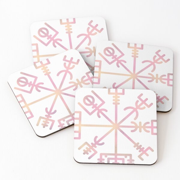 Item preview, Pink and Yellow Vegvisir designed and sold by Dead1bird.