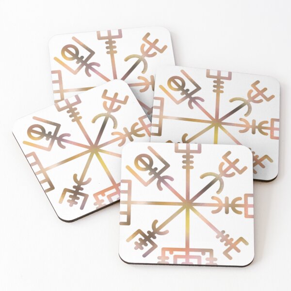 Item preview, Pink and Golden Vegvisir designed and sold by Dead1bird.