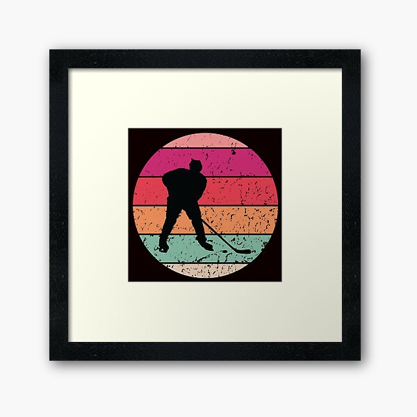 Item preview,  Joueur de hockey vintage rétro, hockey drôle, amour du hockey designed and sold by Aerial Addicts.