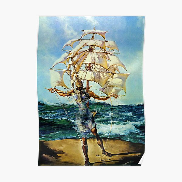 Salvador Dali The Ship Poster