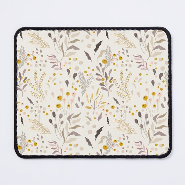 Item preview, Floral seamless pattern, berries, petals, twigs on a light background. designed and sold by UVI-CA.