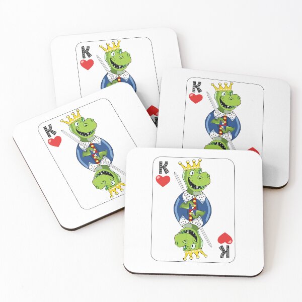 Item preview, Dinosaur King Cards, T Rex, Funny, Cool, Tyrannosaurus, Poker, Card Games, Playing Cards designed and sold by iHeartDinosaurs.