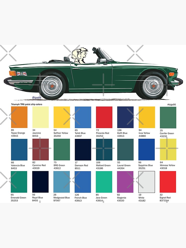 Tr6 colors on sale