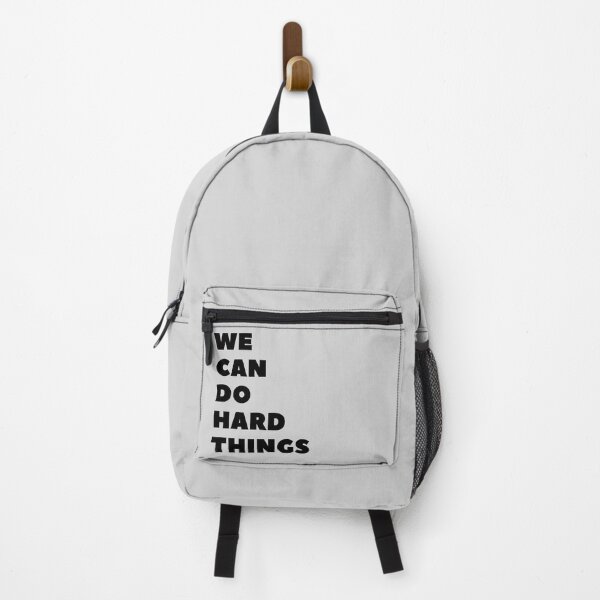 Item preview, We Can Do Hard Things (Black) designed and sold by EmiMills.