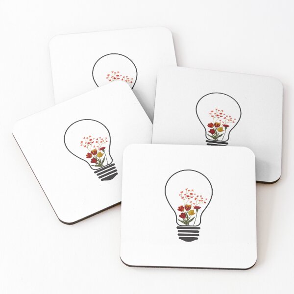 Item preview, Abstract Wild Flowers Light Bulb  designed and sold by TrueWorth.