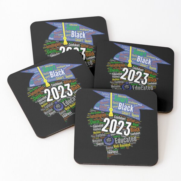 Item preview, Class of 2023 Senior African American Woman Afro With Words designed and sold by blackartmatters.