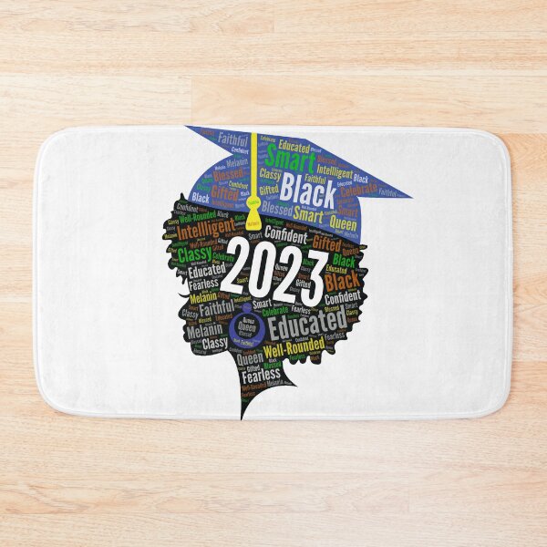 Item preview, Class of 2023 Senior African American Woman Afro With Words designed and sold by blackartmatters.