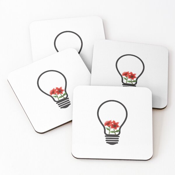 Item preview, Abstract Wild Flowers Light Bulb  designed and sold by TrueWorth.