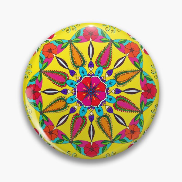 Item preview, Dazzling mandala flowers seamless pattern designed and sold by AleFairyland.