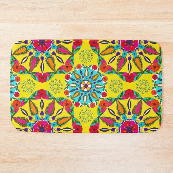 Item preview, Dazzling mandala flowers seamless pattern designed and sold by AleFairyland.