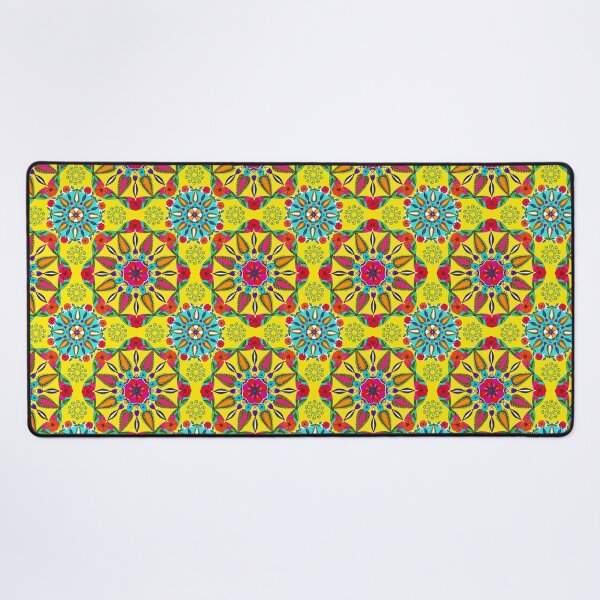 Item preview, Dazzling mandala flowers seamless pattern designed and sold by AleFairyland.