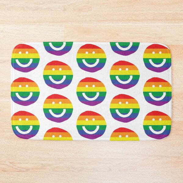 Item preview, Pride Rainbow Smiley Face designed and sold by ellenhenry.