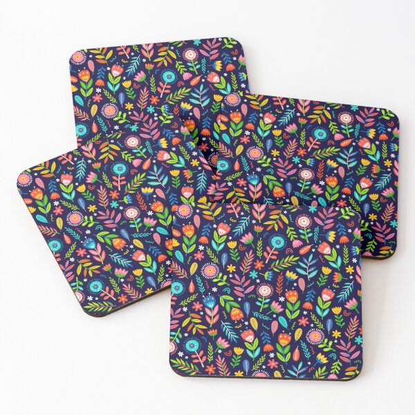 Item preview, Colourful flowers illustration  designed and sold by Barbaratemplate.