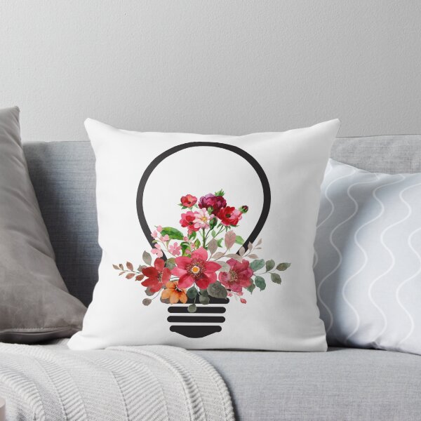 Item preview, Light Bulb with Pink Flowers  designed and sold by TrueWorth.