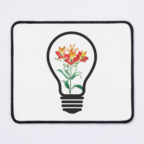 Item preview, Abstract Wild Flowers Light Bulb designed and sold by TrueWorth.