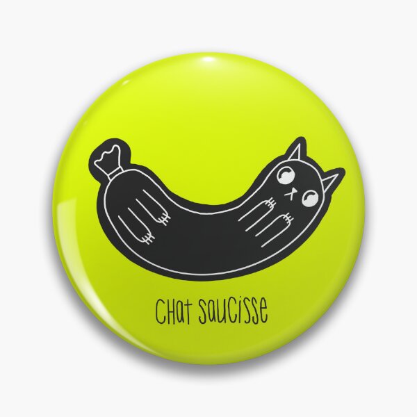 Item preview, Chat saucisse noir designed and sold by EveLMacDougall.