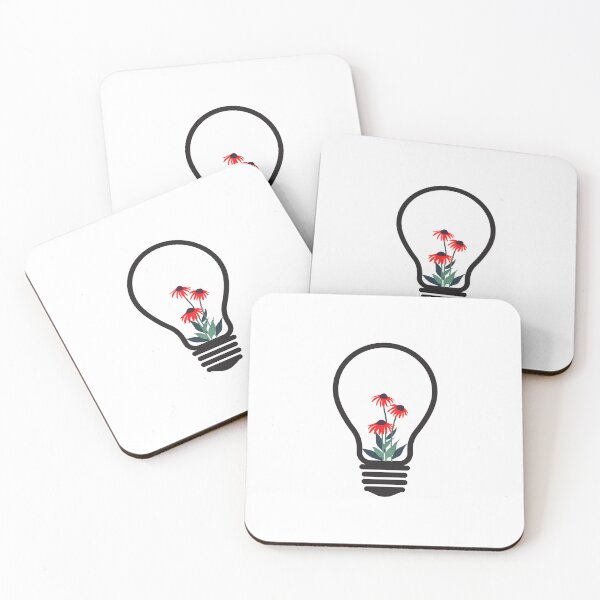 Item preview, Abstract Wild Flowers Light Bulb  designed and sold by TrueWorth.