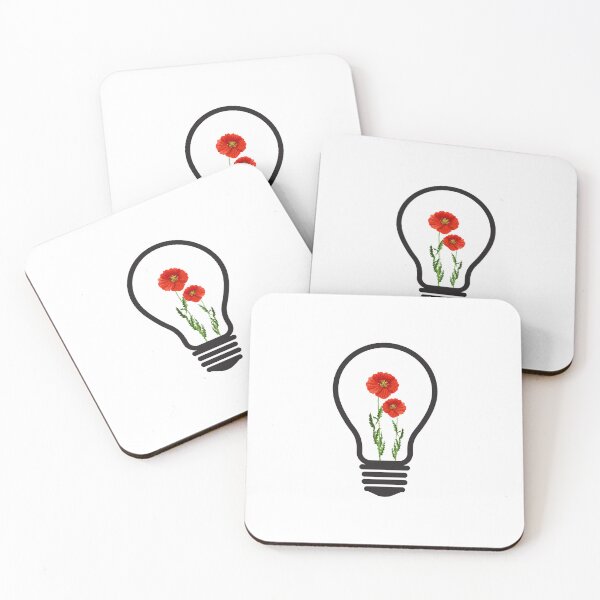 Item preview, Abstract Summer Flowers Light Bulb  designed and sold by TrueWorth.