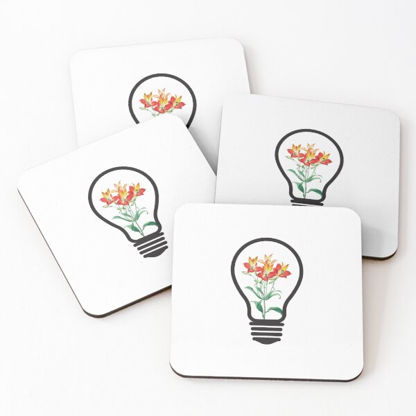 Item preview, Abstract Summer Flowers Light Bulb  designed and sold by TrueWorth.