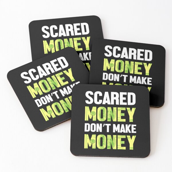 Item preview, Scared Money Don't Make Money - graphic designed and sold by Luhmdesign.