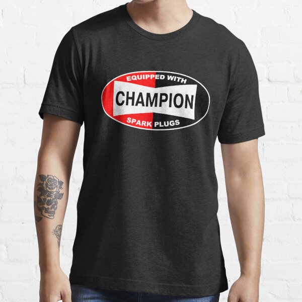 vintage champion spark plug t shirt