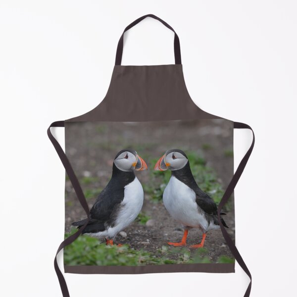 Item preview, Puffin Pair Getting Acquainted designed and sold by ClaireChown.