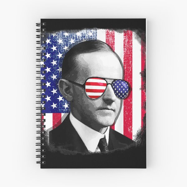 Item preview, Calvin Coolidge US flag shirt 4th of July designed and sold by BriegelWagner.