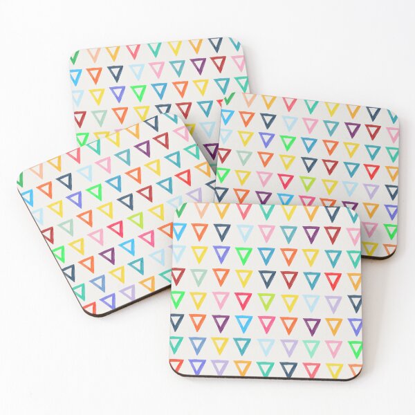 Item preview, Colourful Triangles designed and sold by Blue-Banana.