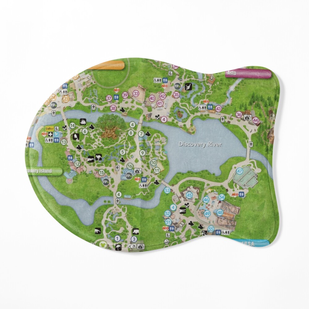 Girls' Leggings - Magic Kingdom Map - Rainbow Rules