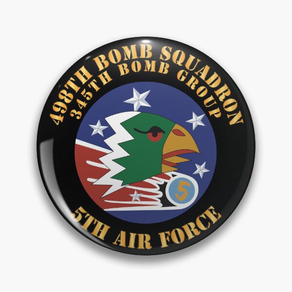 Item preview, SSI - AAF - 5th AF - 345th BG - 498th Bomb Squadron X 300 designed and sold by Military Insignia Products.