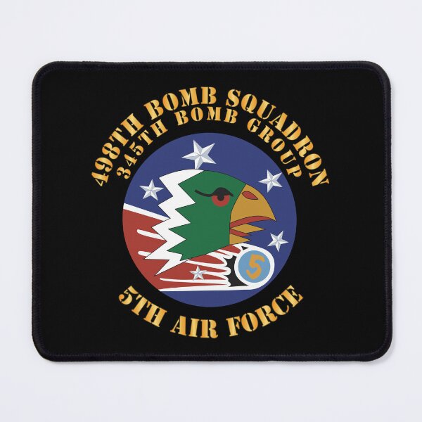 Item preview, SSI - AAF - 5th AF - 345th BG - 498th Bomb Squadron X 300 designed and sold by Military Insignia Products.
