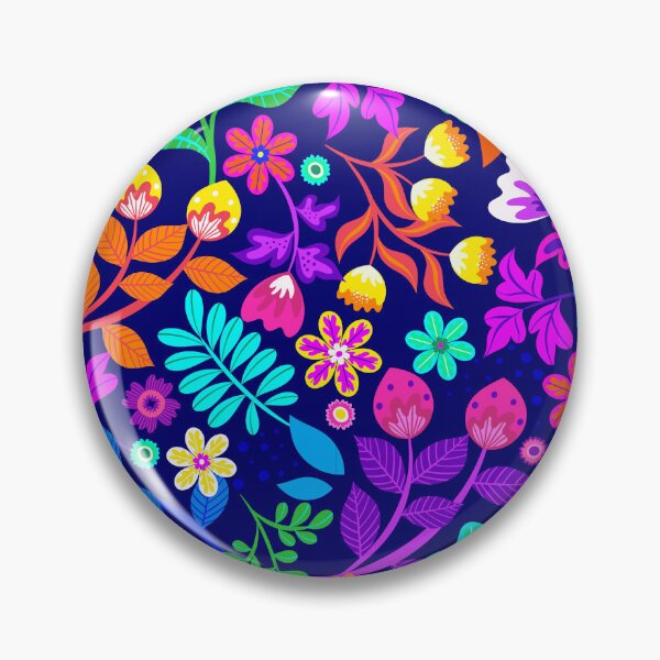 Item preview, Vibrant floral pattern designed and sold by Barbaratemplate.