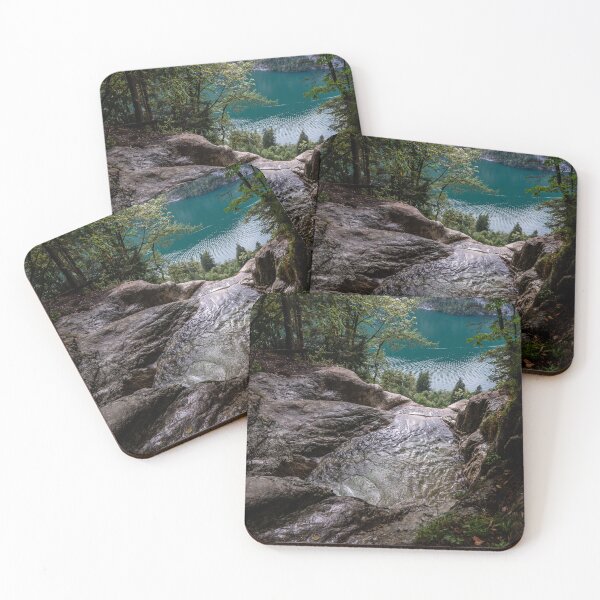 Item preview, The natural pools at the Königsbachfall - Königssee waterfall - Berchtesgaden Alps - Berchtesgaden designed and sold by xP42.