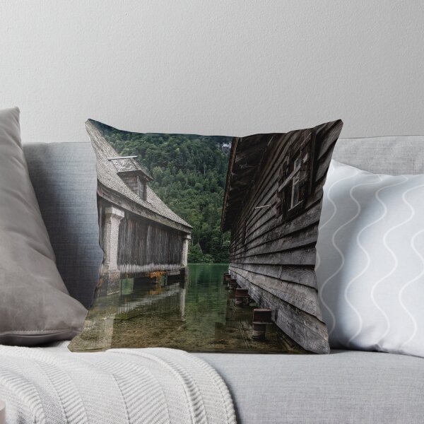 Item preview, Boat huts at Königssee - Berchtesgaden Alps - Berchtesgaden designed and sold by xP42.